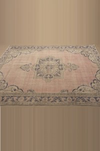 Pastel Turkish Carpet Rug 7x10 Feet  200,290 - Oushak Rug  $i