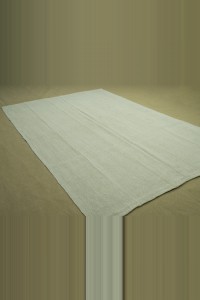 Pastel White Hemp Rug 6x9 Feet 173,262 - Turkish Hemp Rug  $i