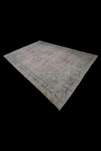 Pink Blue Oushak Rug 7x11 Feet 215,327 - Oushak Rug  $i