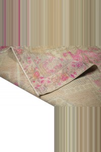 Pink Gray Oushak Rug 4x7 Feet 120,209 - Oushak Rug  $i