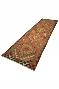 Pink Kilim Rug Runner 3x11 Feet 98,332 - Turkish Rug Runner  $i