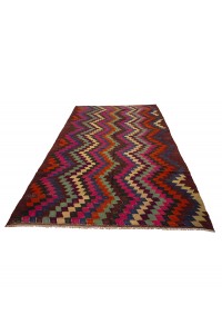 Pink Turkish Kilim Rug 5x8 Feet  168,257 - Turkish Kilim Rug  $i