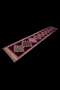 Pink Turkish Rug Runner 3x14 Feet 80,420 - Turkish Rug Runner  $i