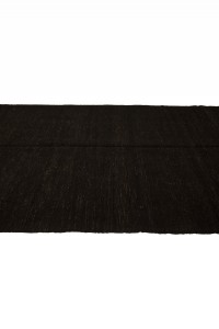 Plain Brown Turkish Kilim Rug 5x12 Feet  157,355 - Goat Hair Rug  $i