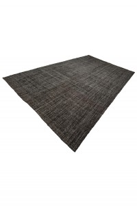 Primitive Turkish Gray Kilim Rug 8x12 Feet  230,367 - Grey Turkish Rug  $i