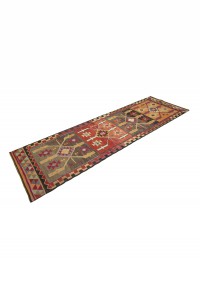 Purple Kilim Rug Runner 3x11 Feet 96,322 - Turkish Rug Runner  $i