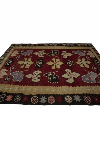 Red Anatolian Kilim Rug 7x10 224,335 - Turkish Kilim Rug  $i