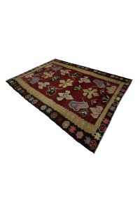 Red Anatolian Kilim Rug 7x10 224,335 - Turkish Kilim Rug  $i