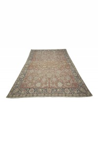 Red Blue Turkish Carpet Rug 6x9 Feet  178,265 - Oushak Rug  $i