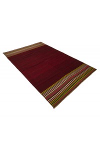 Red Pink Turkish Kilim Rug 5x8 Feet 153,235 - Turkish Kilim Rug  $i