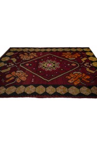 Red Turkish Kilim Rug 7x10 Feet 200,321 - Turkish Kilim Rug  $i