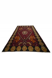 Red Turkish Kilim Rug 7x10 Feet 200,321 - Turkish Kilim Rug  $i