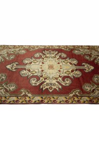 Red Turkish Oushak Rug 4x7 Feet 132,222 - Oushak Rug  $i