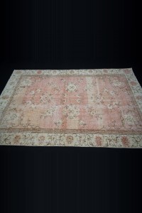 Salmon Pink Oushak Area Rug 4x6 Feet 116,194 - Oushak Rug  $i