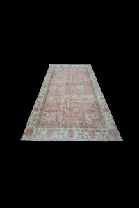 Salmon Pink Oushak Area Rug 4x6 Feet 116,194 - Oushak Rug  $i