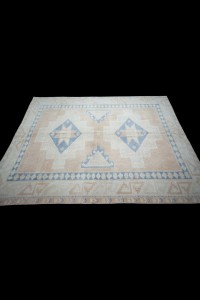 Salmon Pink Oushak Rug 6x8 Feet 194,244 - Oushak Rug  $i