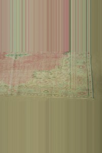 Salmon Pink Oushak Rug 6x9 180,283 - Oushak Rug  $i