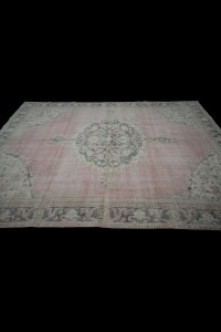 Salmon Pink Oushak Rug 7x11 Feet 220,336 - Oushak Rug  $i