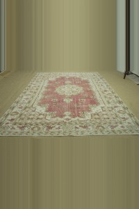 Short Pile Oushak Rug 6x10 185,310 - Oushak Rug  $i