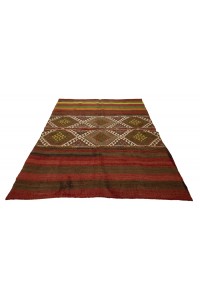 Small Turkish Kilim Rug 4x5 Feet 130,147 - Turkish Kilim Rug  $i