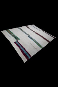 Square Hemp Rug 8x8 Feet 230,255 - Turkish Hemp Rug  $i