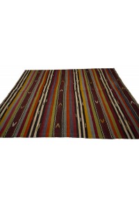 Striped Anatolian Kilim Rug 6x8 Feet  174,243 - Turkish Kilim Rug  $i