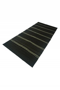 Striped Goat Hair Area Rug 6x12 Feet 173,350 - Goat Hair Rug  $i