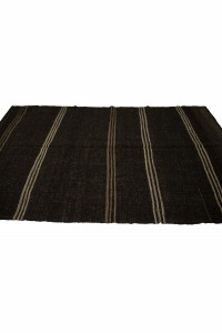 Striped Turkish Kilim Rug 5x10 Feet  163,316 - Goat Hair Rug  $i