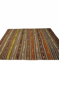 Striped Turkish Kilim Rug 5x8 Feet  160,247 - Turkish Kilim Rug  $i