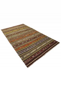 Striped Turkish Kilim Rug 5x8 Feet  160,247 - Turkish Kilim Rug  $i