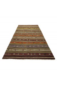 Striped Turkish Kilim Rug 5x8 Feet  160,247 - Turkish Kilim Rug  $i