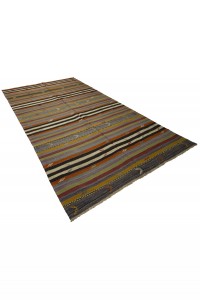 Striped Turkish Kilim Rug 6x10 Feet  175,298 - Turkish Kilim Rug  $i