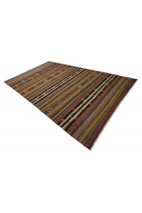 Striped Turkish Kilim Rug 7x10 Feet 197,308 - Turkish Kilim Rug  $i