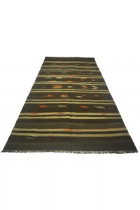 Striped Turkish Natural Rug 6x11 Feet 180,338 - Goat Hair Rug  $i