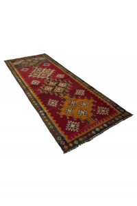 Stunning Kilim Runner Rug 4x9 Feet 122,274 - Turkish Rug Runner  $i