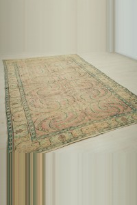 Stunning Oushak Rug 6x9 190,284 - Oushak Rug  $i