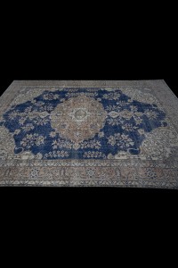 Terracotta Blue Oushak Rug 6x10 Feet 195,305 - Oushak Rug  $i