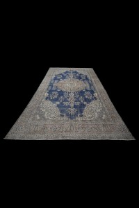 Terracotta Blue Oushak Rug 6x10 Feet 195,305 - Oushak Rug  $i