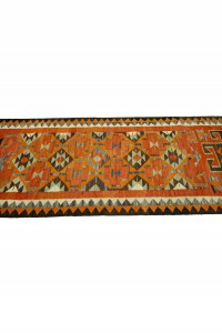 Terracotta Kilim Rug Runner 3x11 Feet 94,322 - Turkish Rug Runner  $i