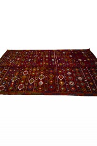 Toros mountain Anatolian Area Jijim Kilim Rug 5x9 Feet 147,285 - Turkish Kilim Rug  $i