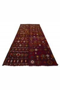 Toros mountain Anatolian Area Jijim Kilim Rug 5x9 Feet 147,285 - Turkish Kilim Rug  $i