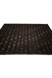 Turkish Embroidered Kilim Rug 7x10 Feet  203,305 - Goat Hair Rug  $i