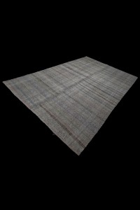 Turkish Flat Weave Kilim Rug 6x10 Feet  196,300 - Grey Turkish Rug  $i