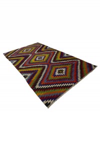 Turkish Flat Weave Kilim Rug 6x9 Feet 163,266 - Turkish Kilim Rug  $i