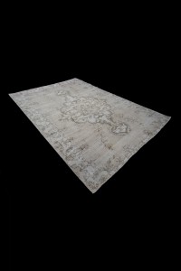 Turkish Gray Rug 7x9 Feet 198,267 - Oushak Rug  $i