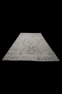 Turkish Gray Rug 7x9 Feet 198,267 - Oushak Rug  $i