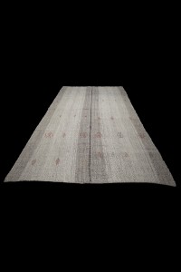 Turkish ivory Gray Kilim Rug 6x10 Feet 193,320 - Grey Turkish Rug  $i