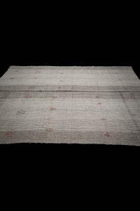 Turkish ivory Gray Kilim Rug 6x10 Feet 193,320 - Grey Turkish Rug  $i