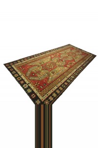 Turkish Kilim Area Rug 6x13 Feet 177,380 - Turkish Kilim Rug  $i