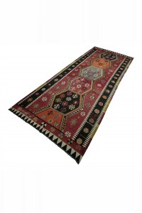 Turkish Kilim Area Rug 6x15 188,442 - Turkish Kilim Rug  $i